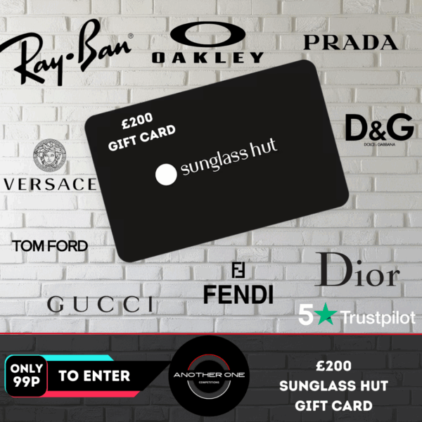 £200 SUNGLASS HUT GIFT CARD