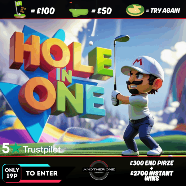 HOLE IN ONE (£3000 PRIZE POOL)